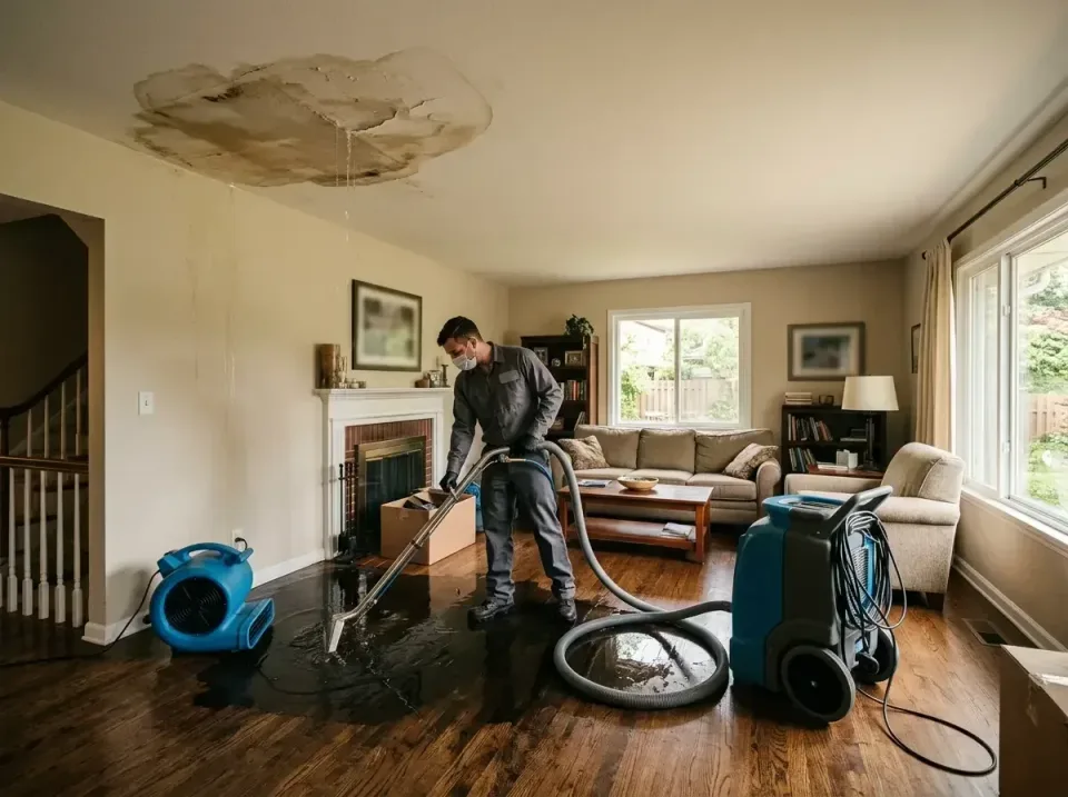 attic-pipe-burst-ceiling-drip-008 — frequently asked questions, Water Damage Restoration & Carpet Care in Northview, MI